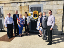 Dedication of Defibrillator at Dún Laoghaire Harbor